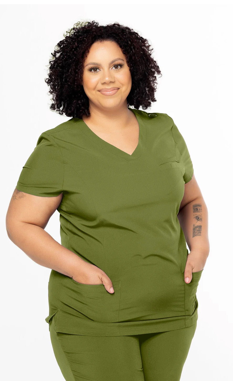 Comfort Collection V-Neck Tops 2X-5X