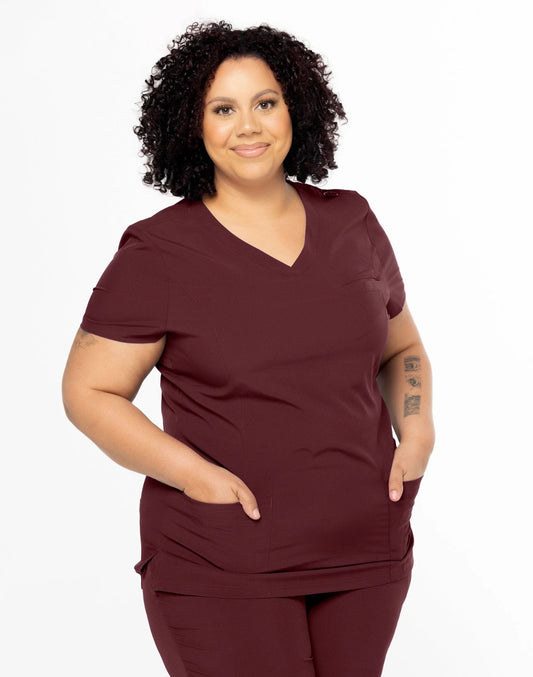 Comfort Collection V-Neck Tops XS-XL
